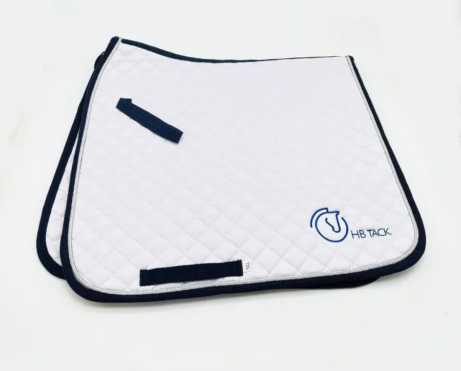 Quilted Dressage Pad with Rope Piping