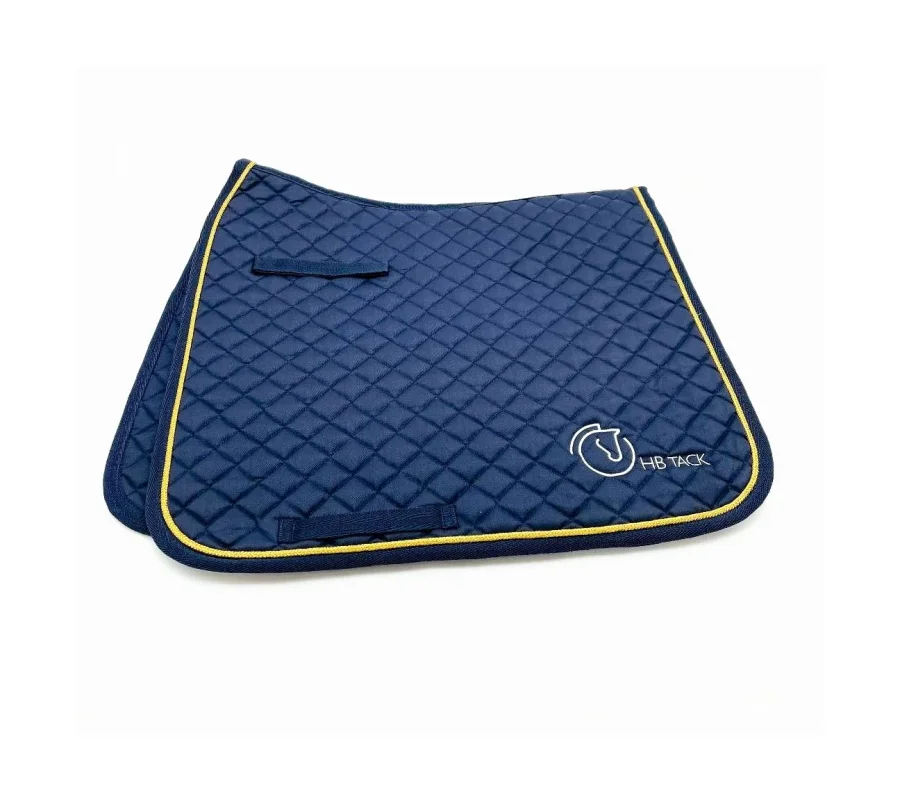 Quilted Dressage Pad with Rope Piping