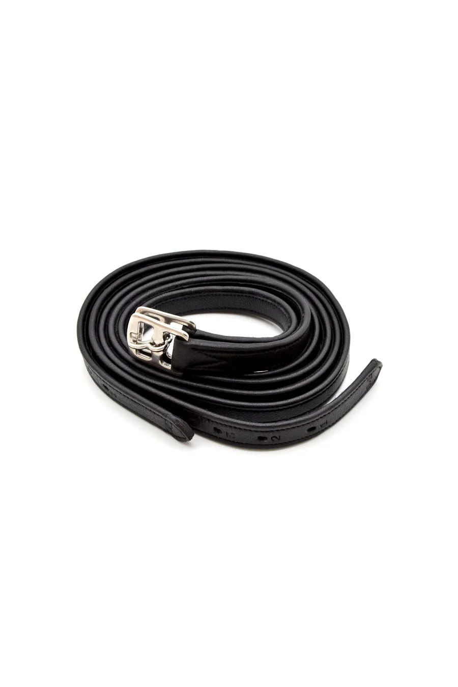 Black Triple Layer Double Stitched Stirrup Leathers