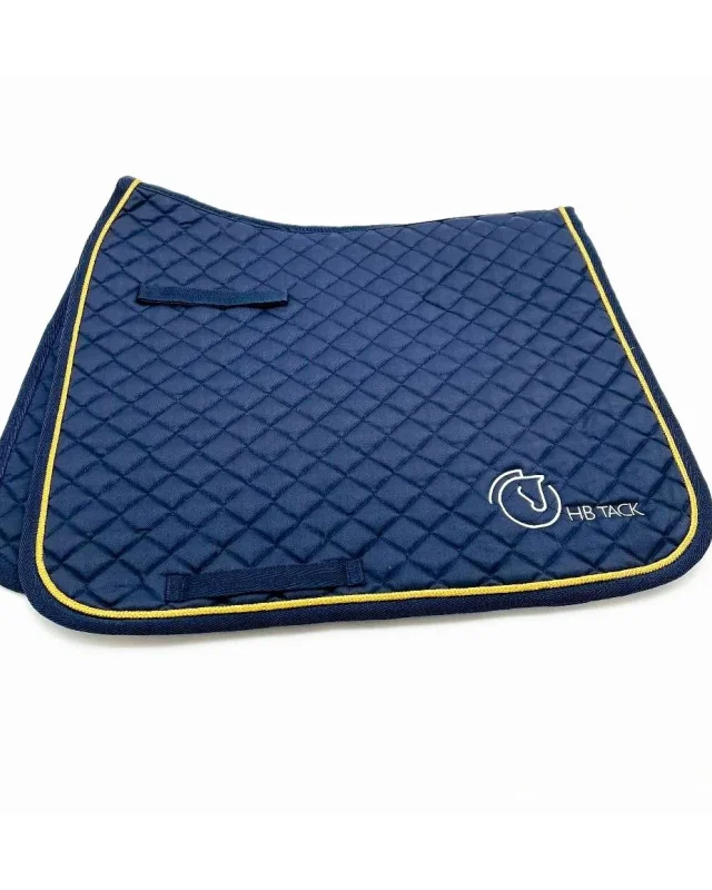 Quilted Dressage Pad with Rope Piping